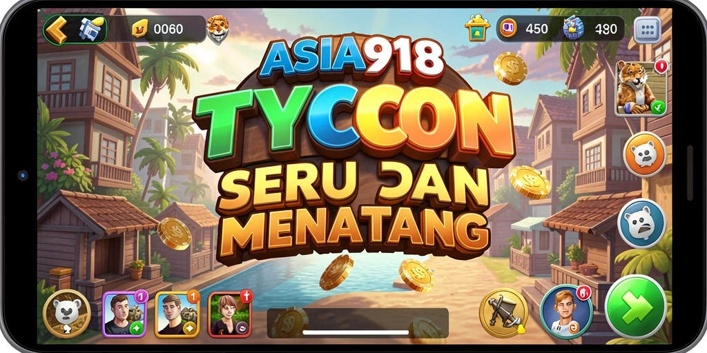 Tampilan screenshot ASIA918 memperlihatkan serunya gameplay Tycoon yang menantang.