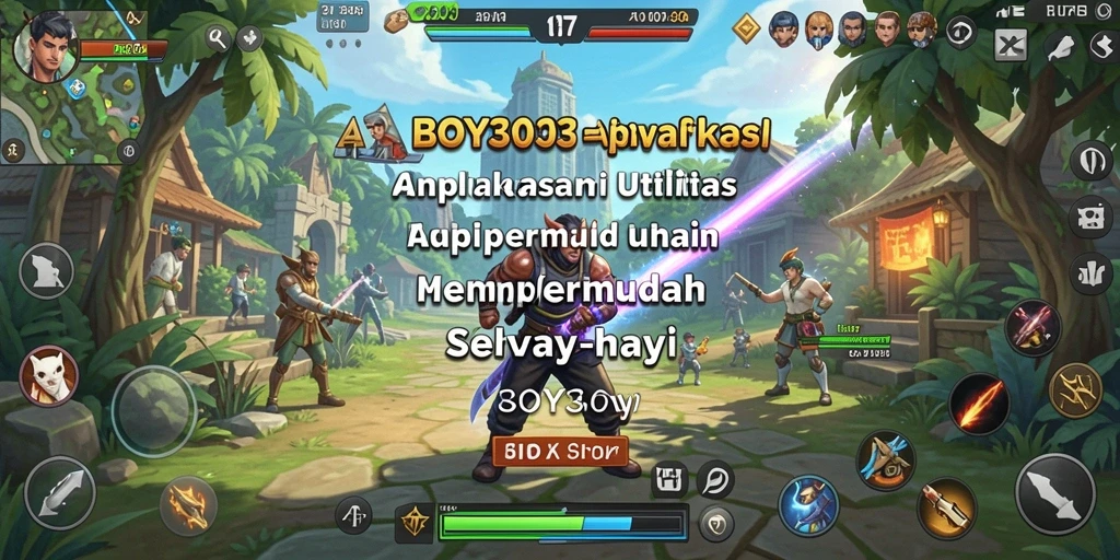 Tampilan antarmuka BOY303 yang sederhana dan fungsional.