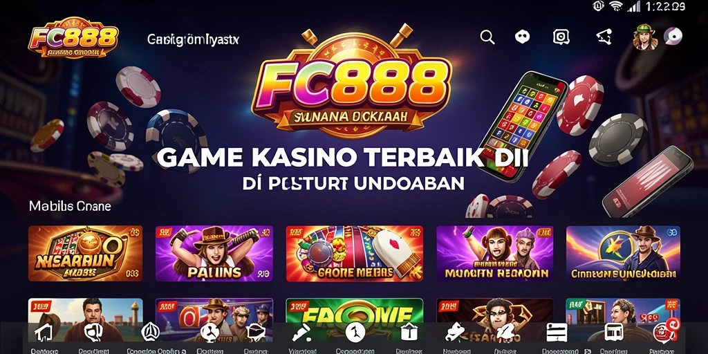 Screenshot gameplay FC888 menampilkan suasana kasino yang mendebarkan.
