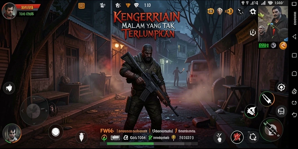 Gameplay FW66 yang penuh ketegangan dan suasana horor yang mencekam.