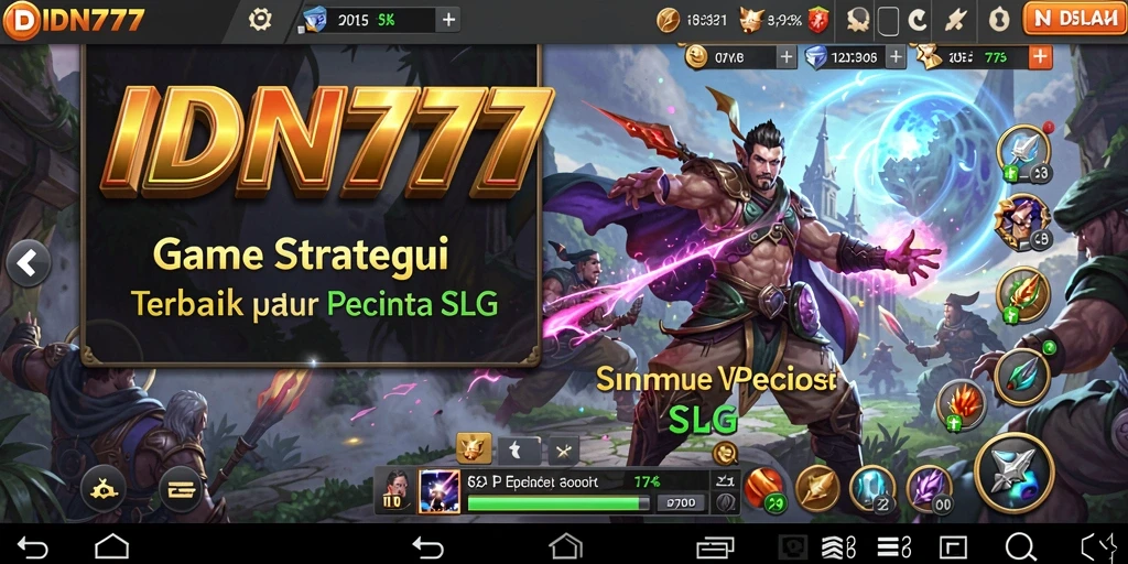 Tangkapan layar gameplay <strong>IDN777</strong> menunjukkan pertempuran strategis yang seru.