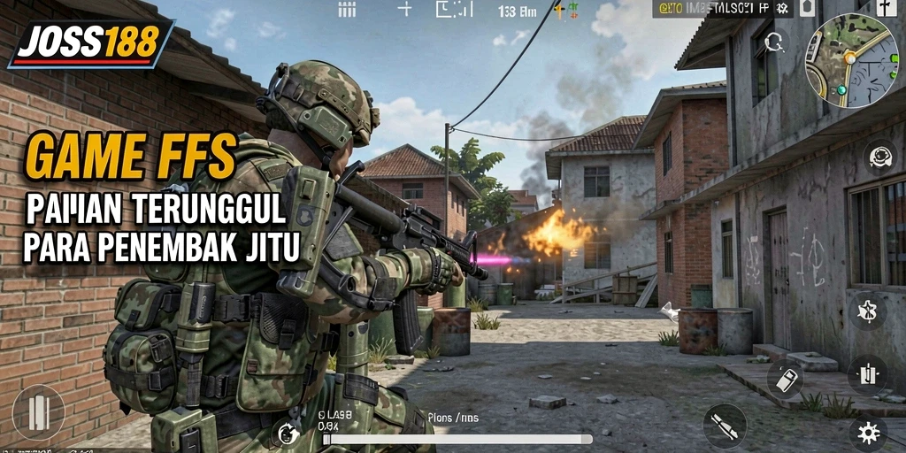 Tangkapan layar gameplay JOSS188 dengan aksi menembak yang mendebarkan.