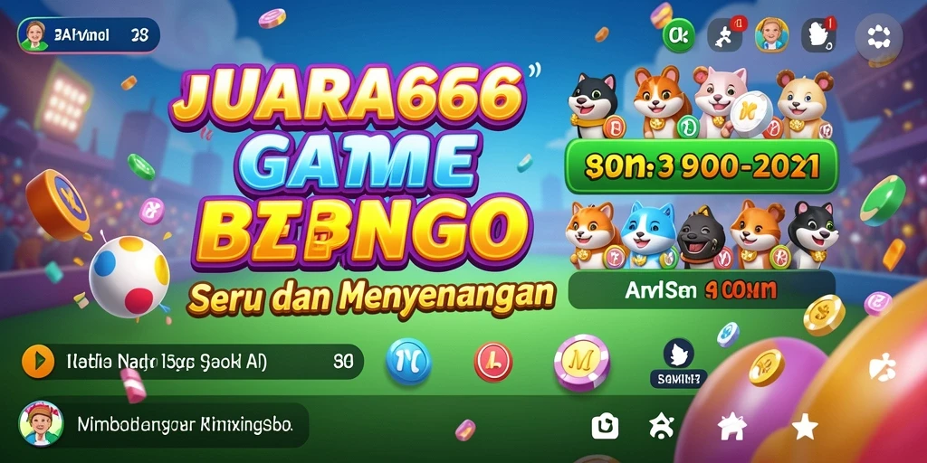 Tangkapan layar gameplay JUARA666 yang menampilkan keseruan permainan Bingo.