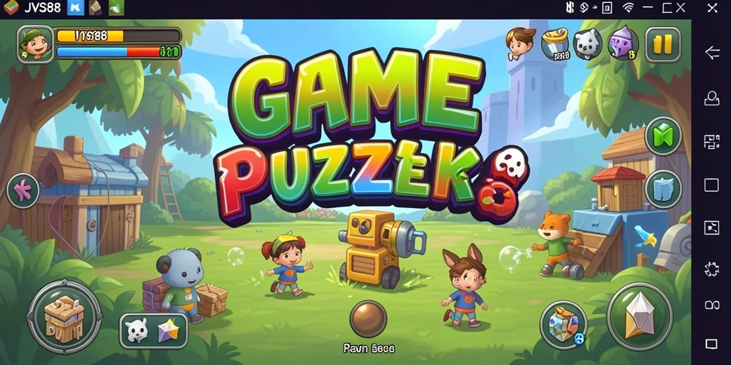 Tampilan gameplay seru dan menantang dari JVS88.