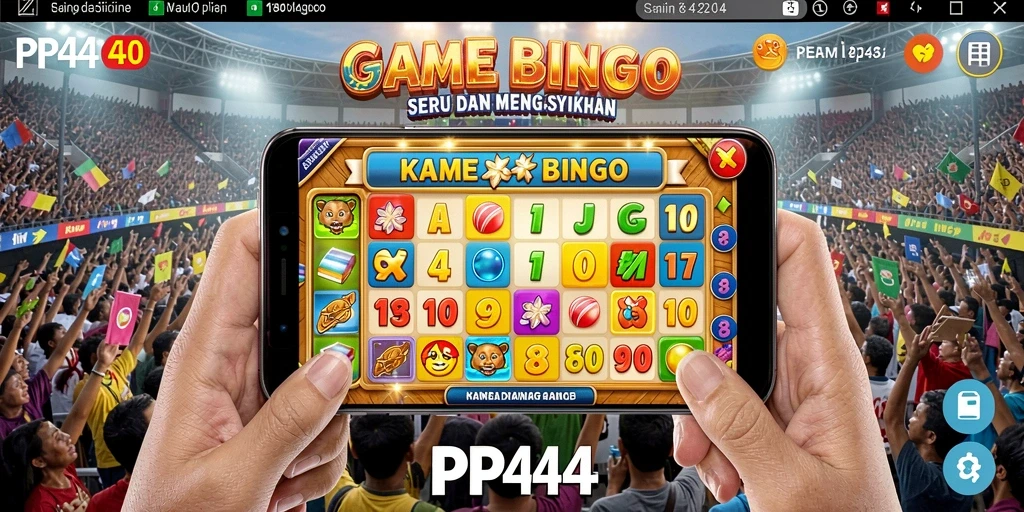 Tampilan gameplay seru dari game Bingo PP444.