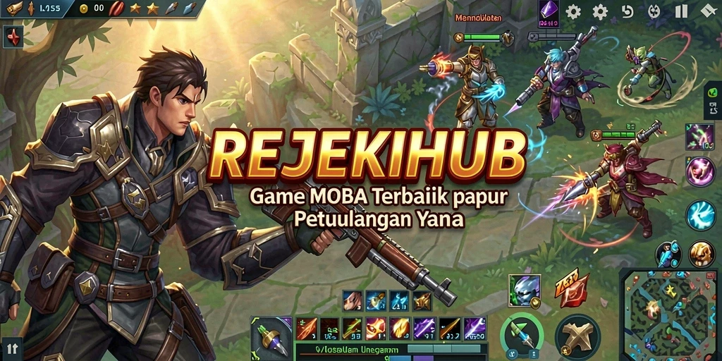 Gameplay seru dalam pertempuran tim di REJEKIHUB.