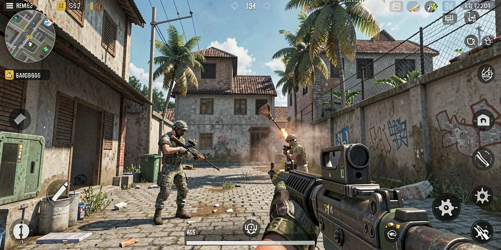 Tampilan gameplay seru dan menegangkan di REMI62.