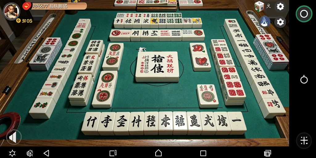Tampilan gameplay seru dari game Mahjong RP6677.