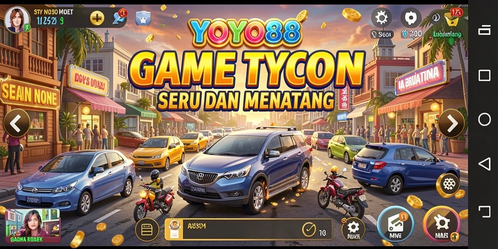 Tampilan gameplay seru dan menantang dari YOYO88.