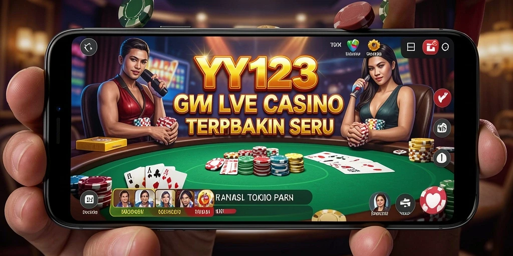 Tampilan gameplay Live Casino YY123 yang seru dan interaktif.